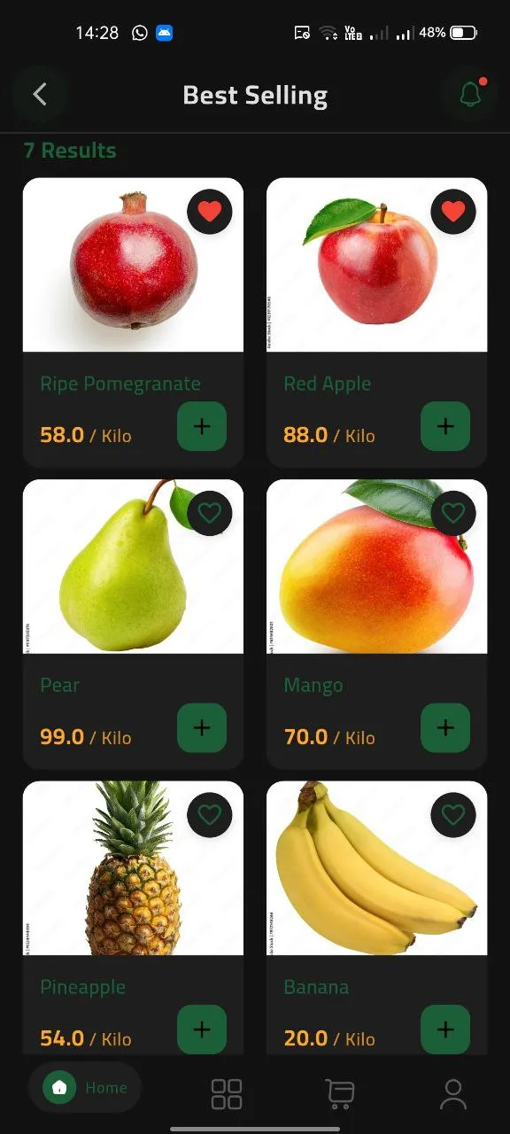 FruitsHubDarkBestSelling