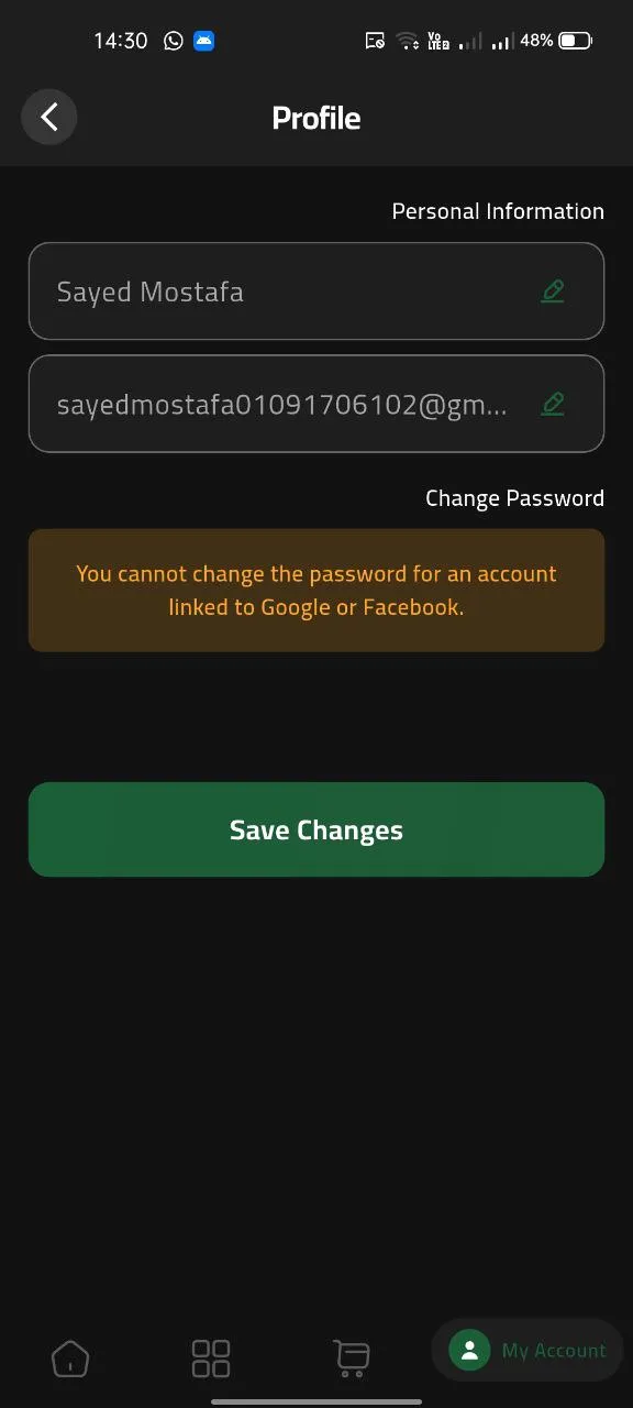 FruitsHubDarkChangePass