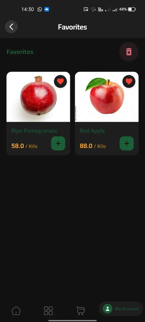 FruitsHubDarkFav