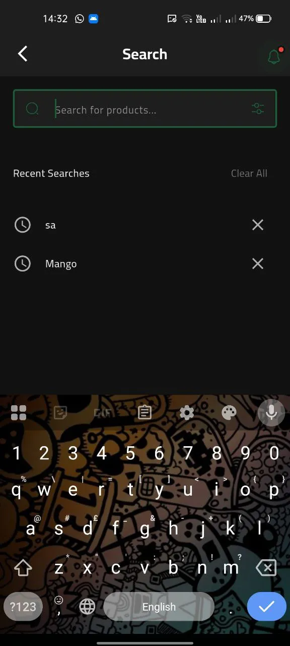 FruitsHubDarkSearch1